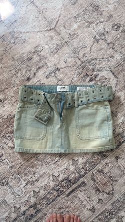 Shirt jean skirt size 6