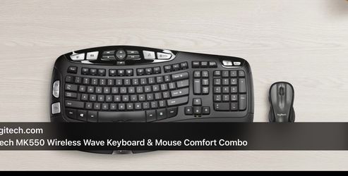 NEW IN BOX Logitech MK550 Wireless Wave Keyboard & Mouse Combo