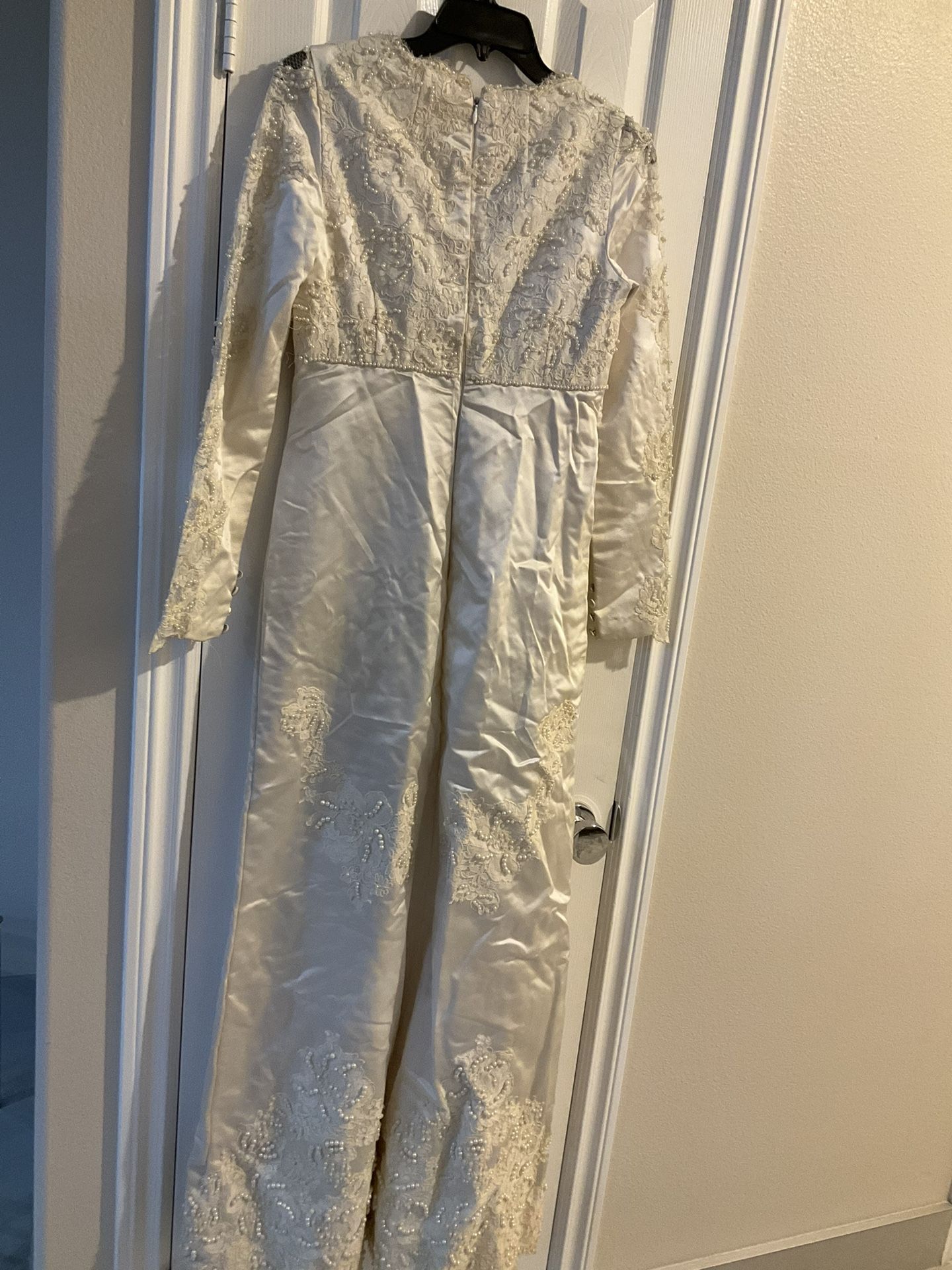 Custom Handmade Wedding Dress Size Is 58 Long And 14 Inches Waist