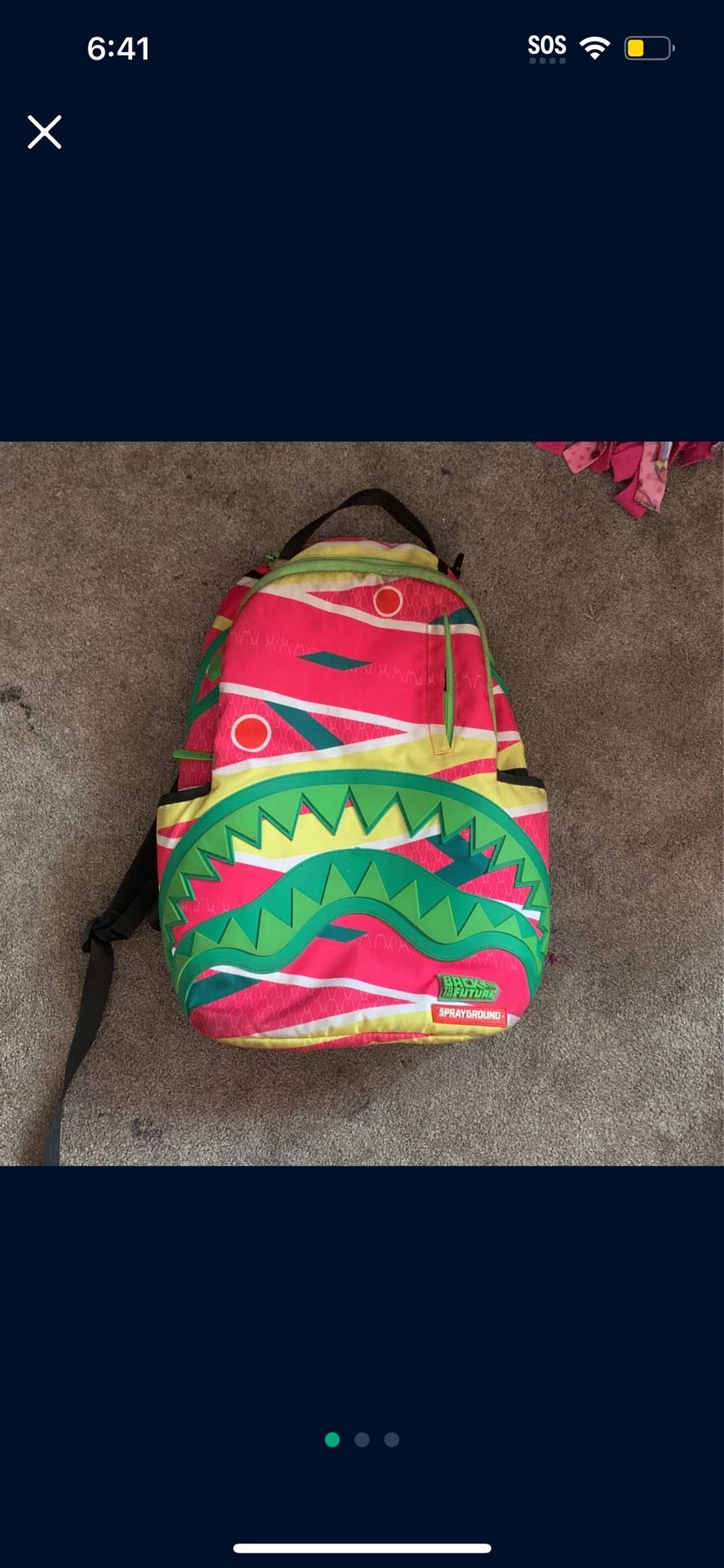 BACK TO THE FUTURE SPRAY-GROUND BACKPACK