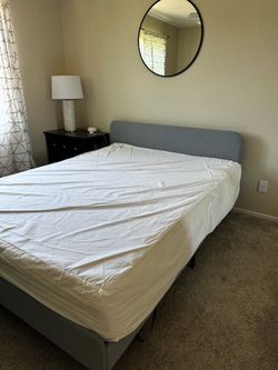 Queen bed and mattress