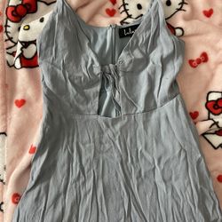 lulus blue dress