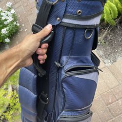 RJ golf cart bag 14 dividers with shoulder strap 