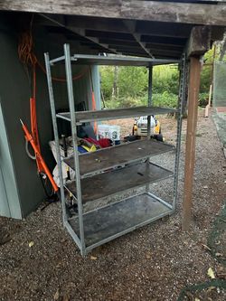 Heavy Duty Metal Shelving Unit 4-Tier CC Rack