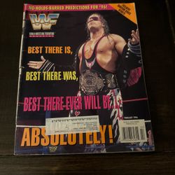 WWF Magazine February 1996 Bret Hart