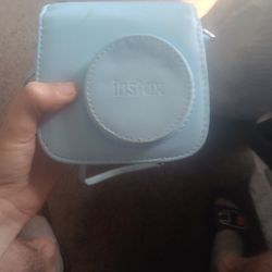 Blue Instax Camera
