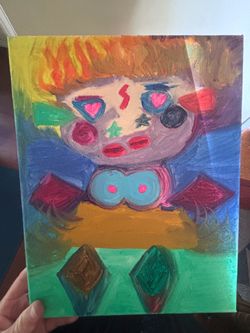 Oil on canvas painting