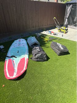 3 paddleboards with all the attachments