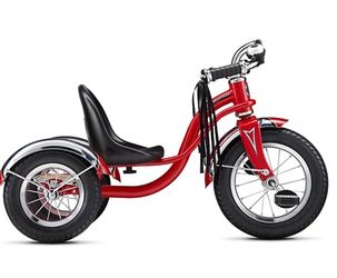Used Schwinn Kids' Unisex 12 in. Roadster Classic Tricycle, Ages 2-4, Pink