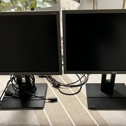 2x Acer 22" Monitors w/ Stands