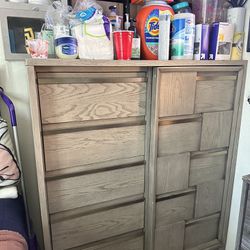 Dresser With Sliding Door 