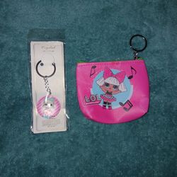 LOL  COIN PURSE AND KEYCHAIN BOTH FOR $8