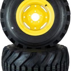 (2) Industrial Tire Assemblies 26x12.00-12 Fits John Deere TCU20390 M121628