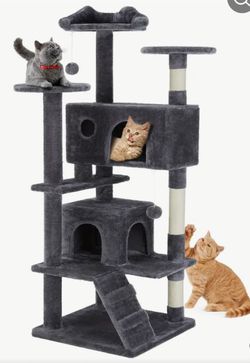 54” Tall Multi- Level Cat Tree New