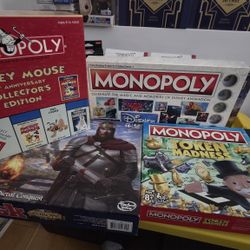 Three Monopoly Set & Risk Europe 
