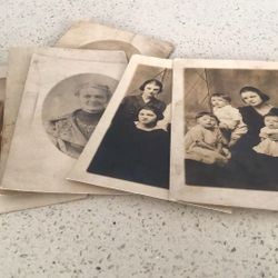 6 Vintage Antique  Postcards Photos Pictures 