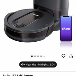 Shark RV912S EZ Robot Vacuum with Self-Empty Base, Bagless, Row-by-Row Cleaning, Perfect for Pet Hair