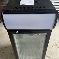 Beverage-Air Upright Display Mini Refrigerator 38”H x 18”L x 18”W