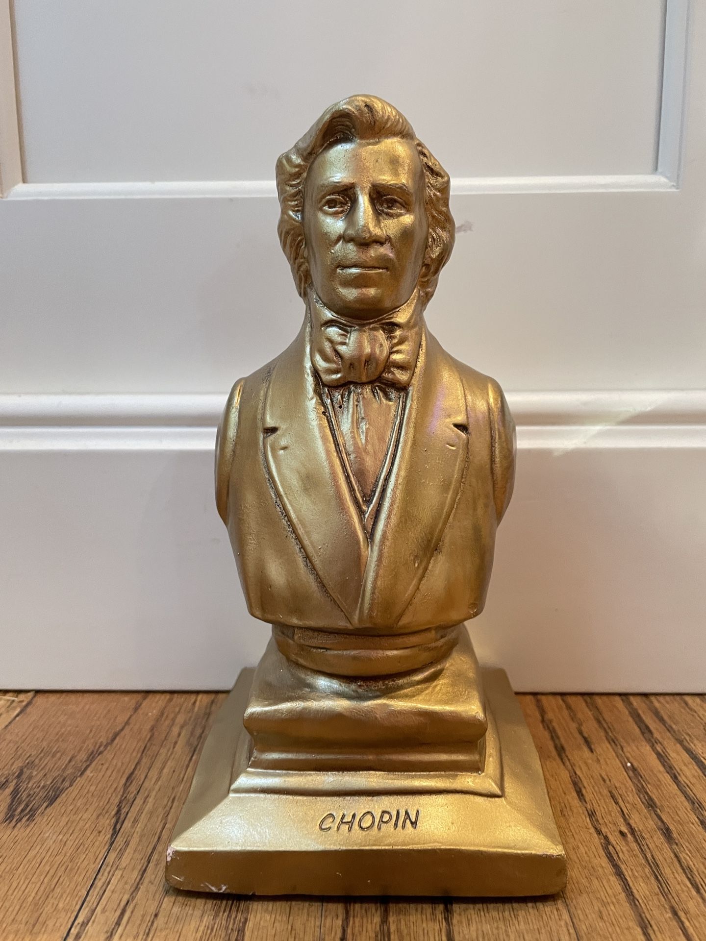 Vintage Frederic Chopin Bust 8" Statue by Ferrastone- RARE Condition is pre owned and perhaps shows light/natural signal of wear from and is overall