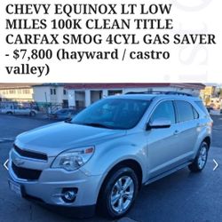 CHEVY EQUINOX 100K MILES 
