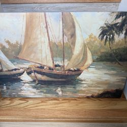 Canvas Wall Art 36”x24” Journey’s End by Enrique Bolo