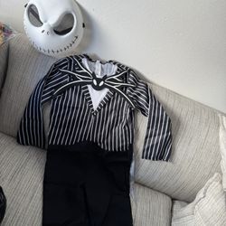 Boys Jack Skellington Costume With Mask