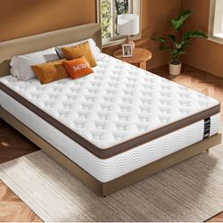 NWT BedStory Premium King Mattress 12 Inch - Hybrid Mattress with Advanced Pocket Spring Technology 