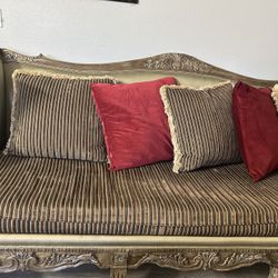Sofa 2 pieces light brown