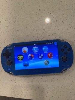 🔵 PlayStation Vita (OLED 1000) – Sapphire Blue (With Charger)