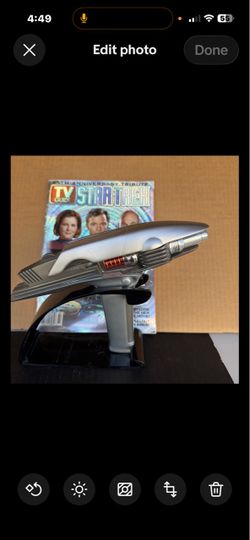 Quantum Mechanix 2013 Star Trek Into Darkness Enterprise 1:1 Scale Phaser Prop +