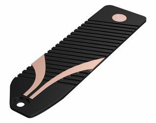 M.2 SSD Heatsink Black with Copper Accents