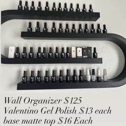 Valentino beauty gels and rack available 