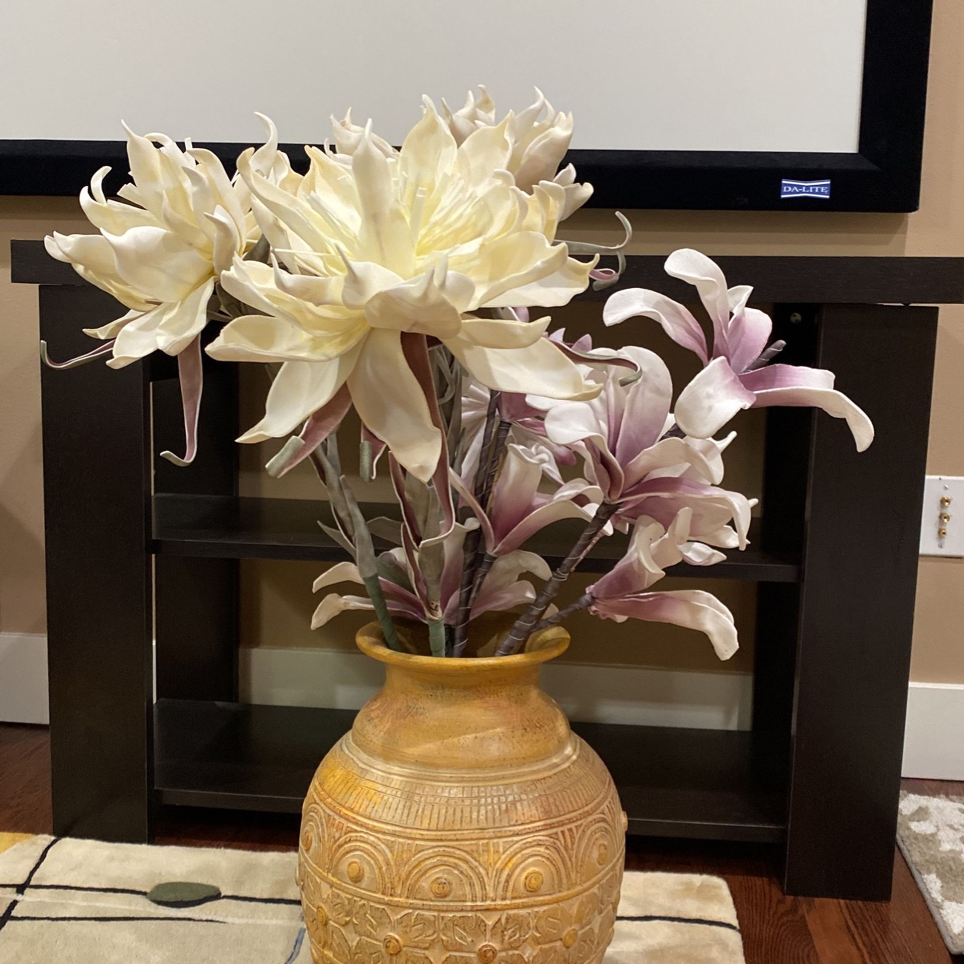 Decorative Vase And Flowers