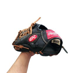 Rawlings Premium Pro Series 11.5 in. Right Hand Left Throwing Baseball Glove PPR1150 All leather shell Black the mark of a Pro the golden glove compan