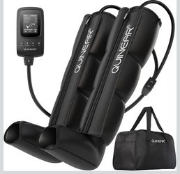 (BRAND New in Box) QUINEAR Leg Recovery Compression System for Athlete Post Workout, Professional Sequential Device for Massage Therapy, Foot and Leg 