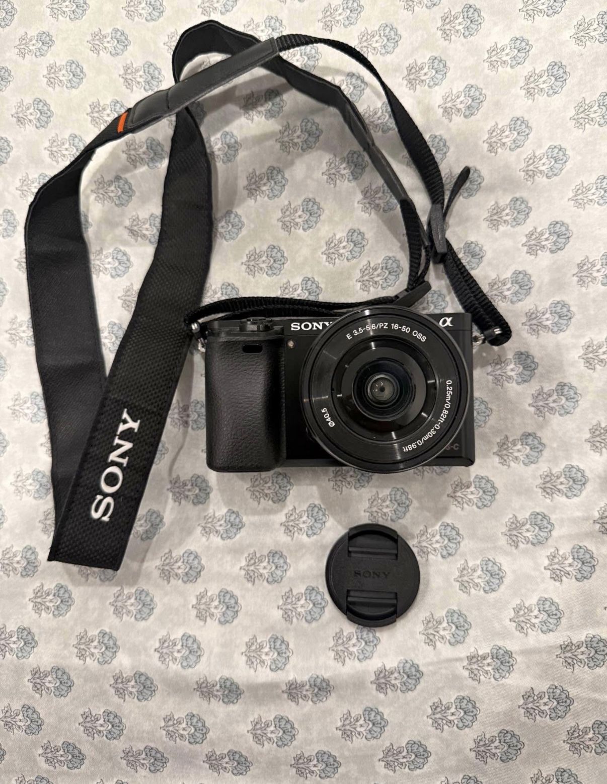 Sony Alpha a6000 w/ kit lens and battery