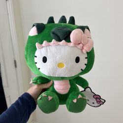 hello kitty dino plush