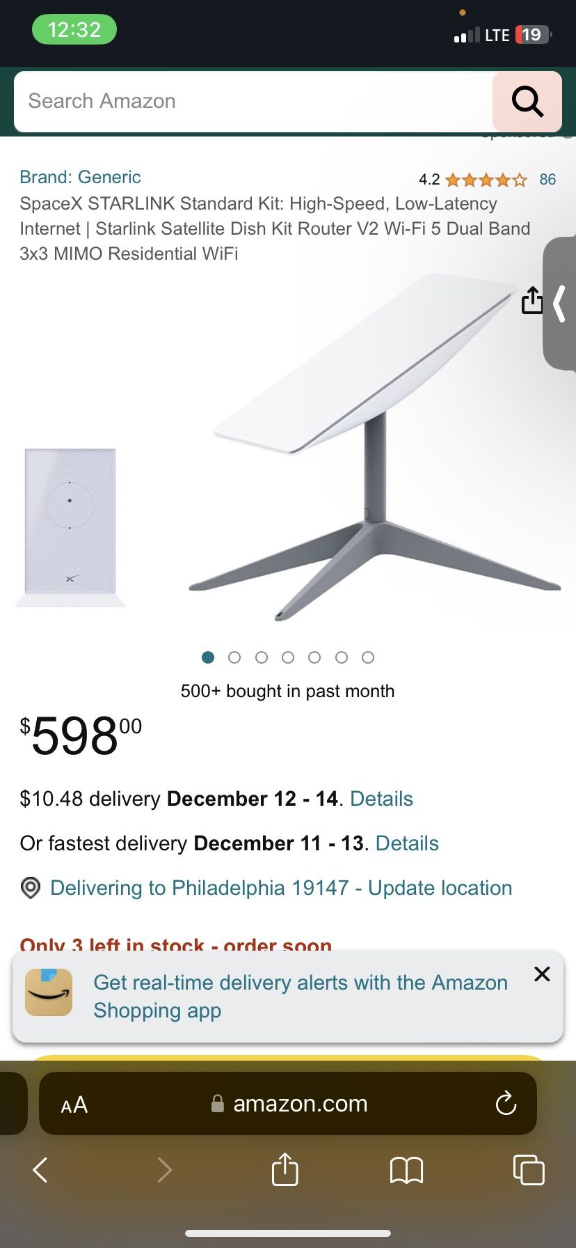 New Starlink Satellite Internet