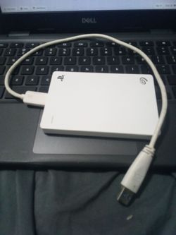 Seagate Portable External Hard Drive White