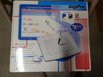 Computer Archeology: DigiPro Drawing Tablet 8"x6" Model DP8X6 TAB SEALED