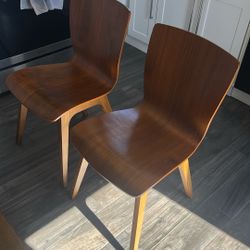 West Elm 2 Chairs And Bench