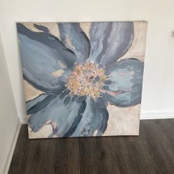 Blue Flower Canvas 