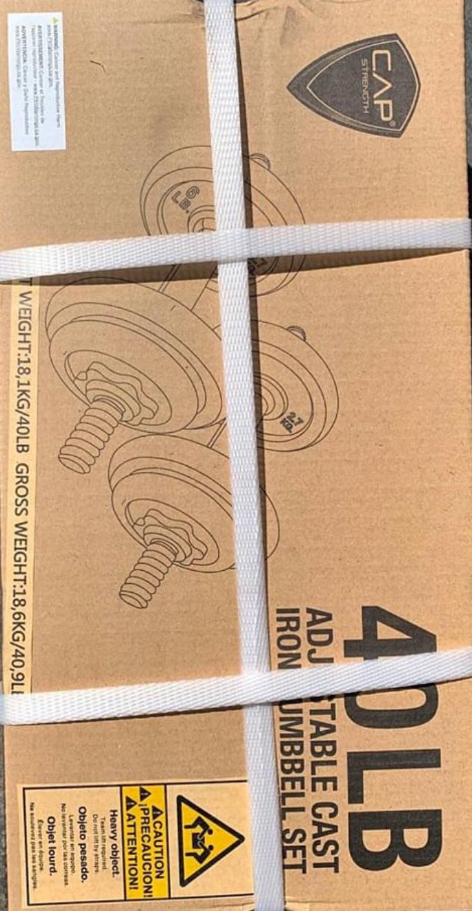 Cap adjustable dumbbell set 40 lb