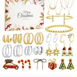 Jewelry Advent Calendar 2024 for Women Adult