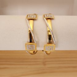 CNC Jewelry 22k Pure Gold Plated Bangles for women ( Never Fades )