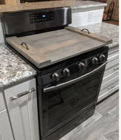 custom wood stove cover