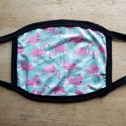 500 Flamingo Cloth Face Masks - Adult Size