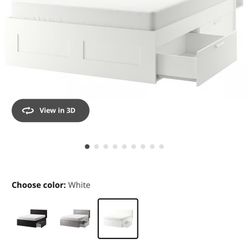 IKEA BRIMNES full Size Bed Frame 
