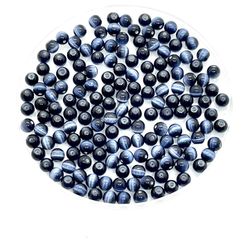 6mm Blue CatsEye Beads 