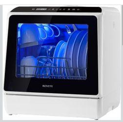 NOVETE Compact Countertop Dishwasher / Portable Mini Dish Machine - Brand New In Box